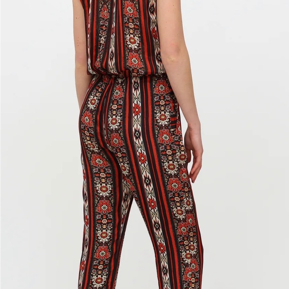 ISABEL MARANT ETOILE TAD PRINTED CREPE DE CHINE JUMPSUIT - Picture 5 of 13
